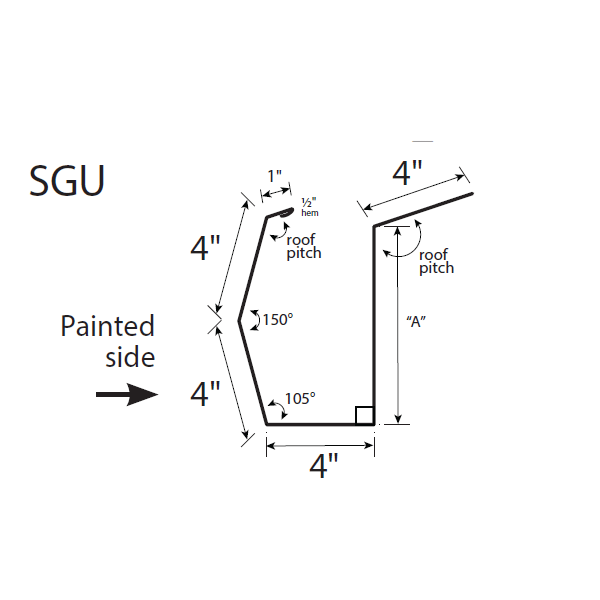 R-Panel Sculptured Eave